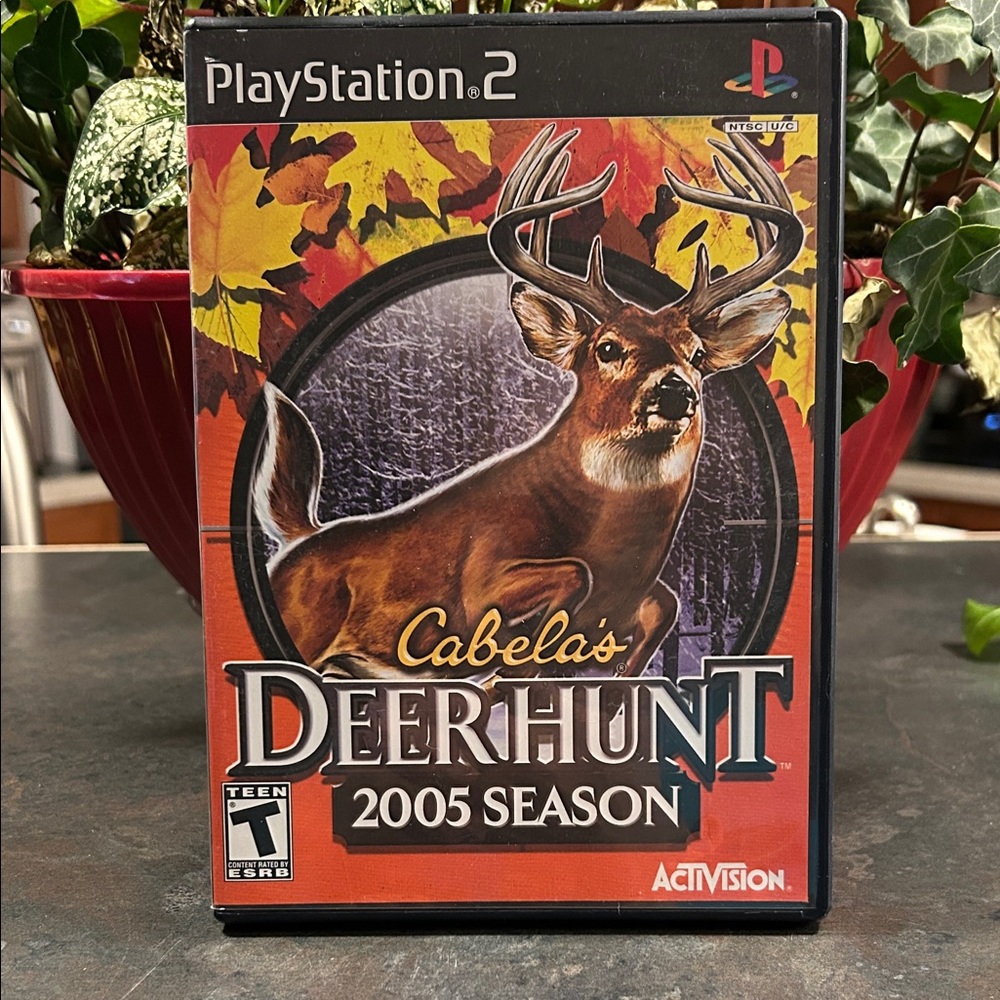 Cabela's Deer Hunt 2005 Season for PlayStation 2 - Orange and Brown Cover